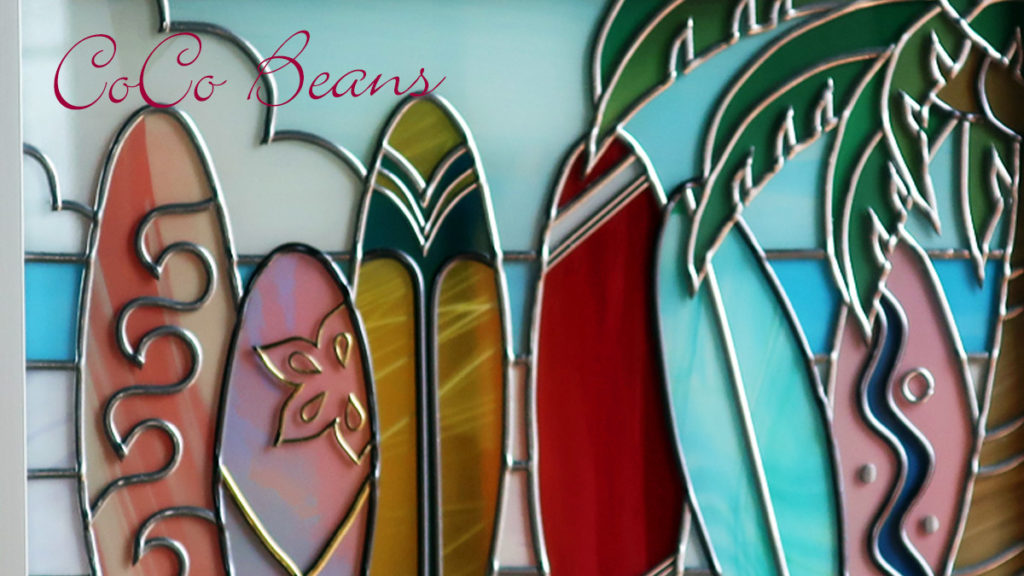 グラスアート作品